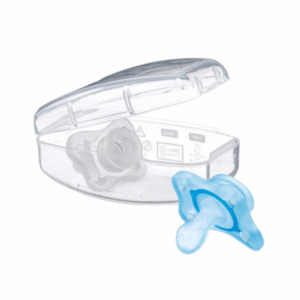 Mini Soft Silicone Soother 2-6m (Blue 2pcs)