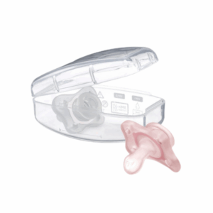 Mini Soft Silicone Soother 0-2m (Pink 2pcs)