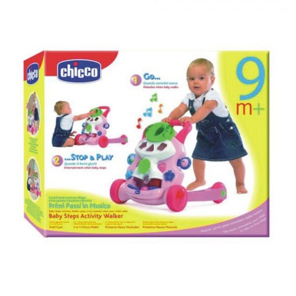Baby Steps Activity Walker (Pink) - Image 3