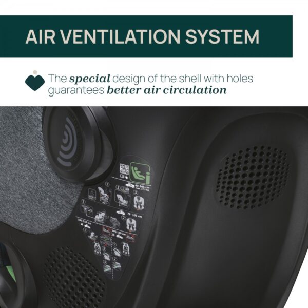 Bi-Seat i-Size Air With Base (Black) - Image 10