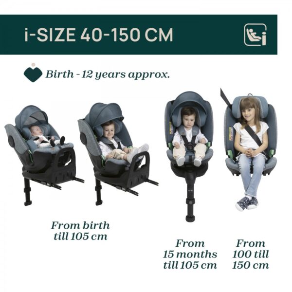 Bi-Seat i-Size Air With Base (Black) - Image 2