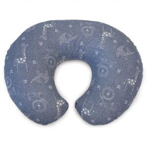 Boppy Nursing Pillow (Denim Animals)