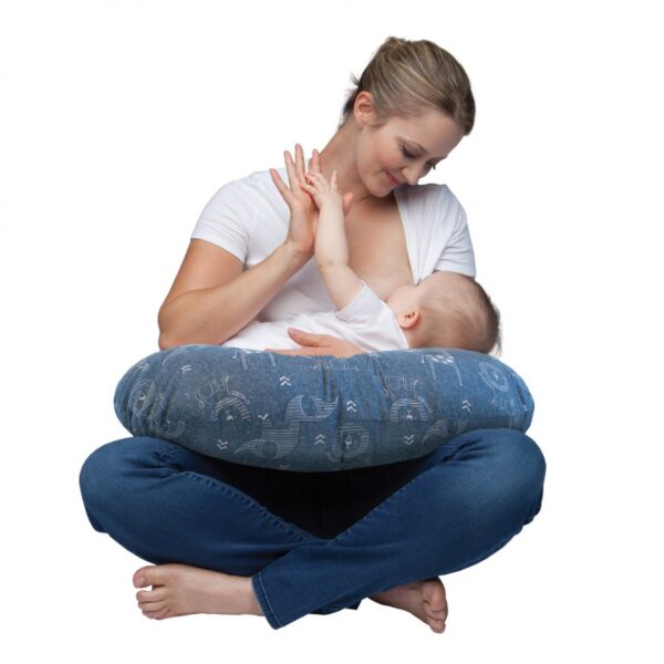 Boppy Nursing Pillow (Denim Animals) - Image 8