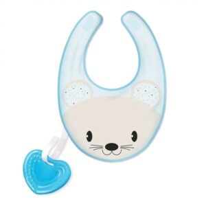 Fresh Bib Teether (Blue)