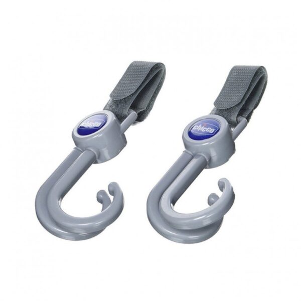 Universal Double Hooks for Strollers