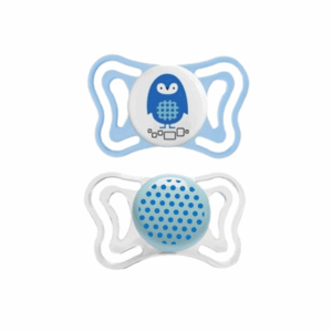 Physio Light 2-6m Silicone Soother (Blue 2pcs)