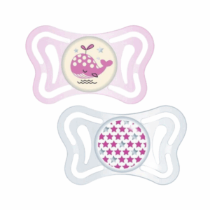 Physio Light Glowing Silicone Soother 2-6m (2pcs)
