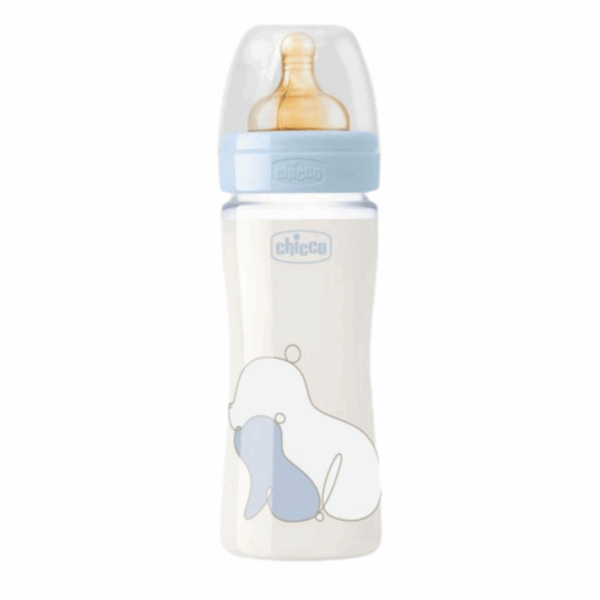 Original Touch Glass 240ml Bottle Latex (Blue)
