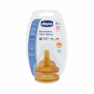 Well-Being 2m+ Med Flow Latex Teat (2pcs)