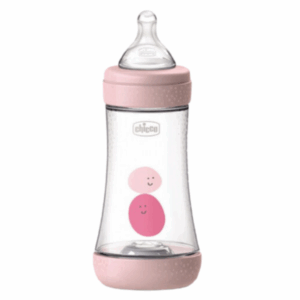 Perfect 5 PP 240ml Bottle Silicone (Pink)