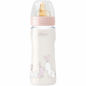 Original Touch PP Bottle Latex 330ml 4m+ (Pink)