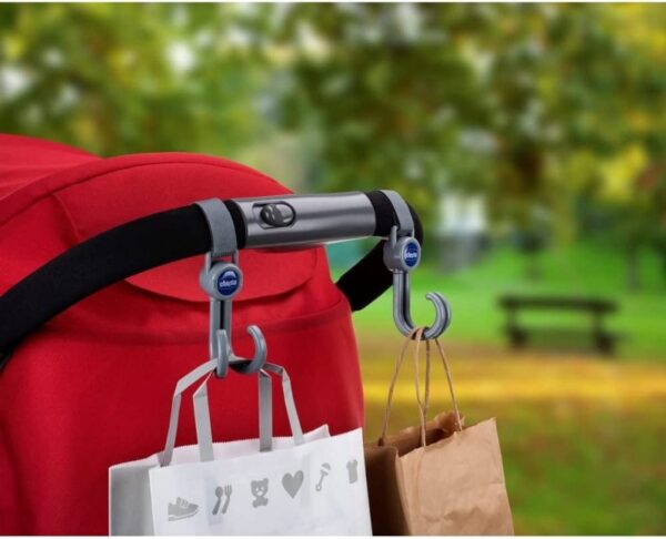 Universal Double Hooks for Strollers - Image 2