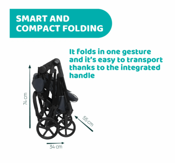 Seety Stroller (Grey) - Image 7