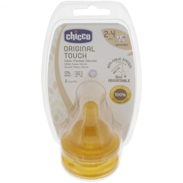 Original Touch Latex Teat 2m+ (2pcs)