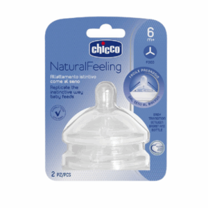 NaturalFeeling Silicone Teat 6m+ (Food Flow 2pcs)
