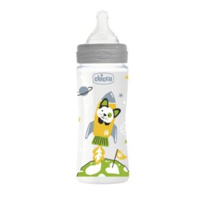 Well-Being PP Bottle Silicone 330ml 4m+ (Uni)