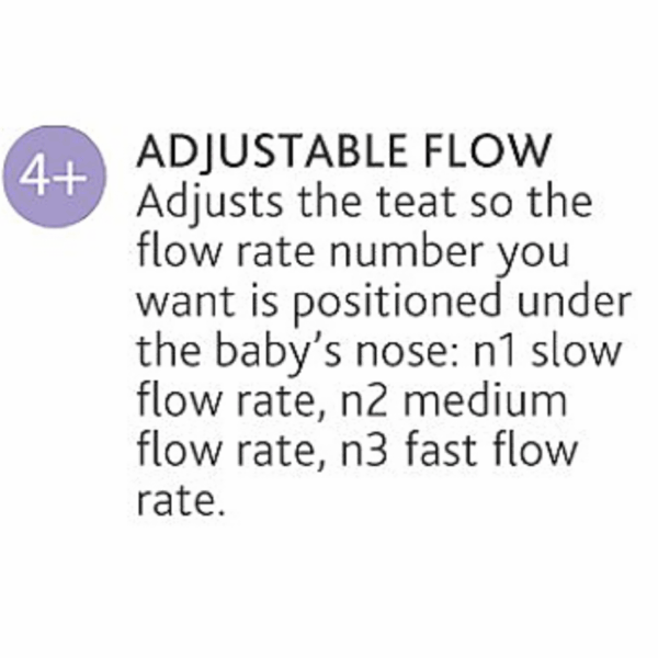 NaturalFeeling Silicone Teat 4m+ (Adj 2pcs) - Image 2