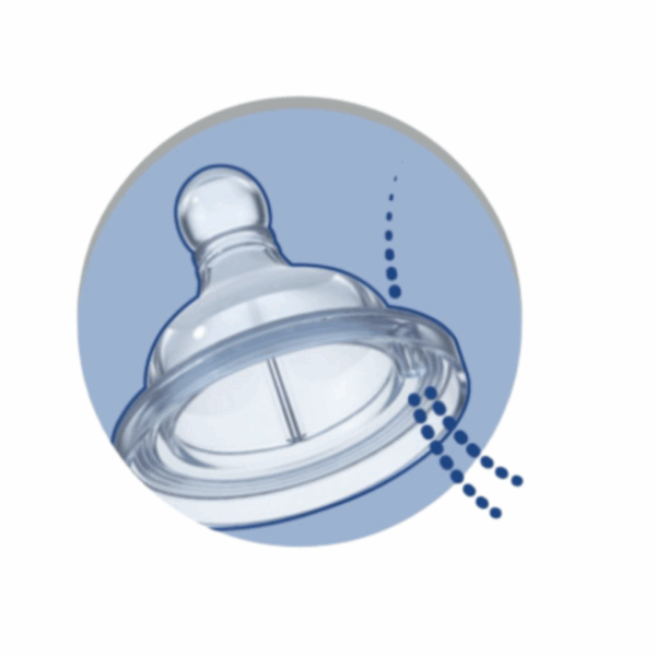 Well-Being PP Bottle Silicone 330ml 4m+ (Blue) - Image 2