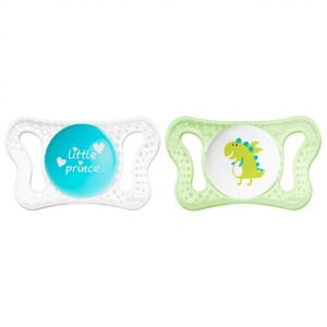 Physio Micro Silicone Soother 0-2m (Blue 2pcs)