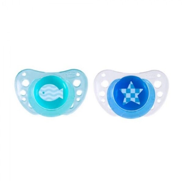 Physio Air 6-12m Silicone Soother (Blue 2pcs) - Image 2
