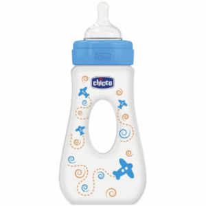 Well-Being Travel PP 240ml Bottle Silicone (Blue)