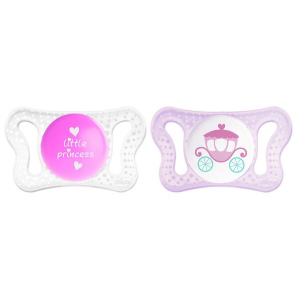 Physio Micro Silicone Soother 0-2m (Pink 2pcs) - Image 2