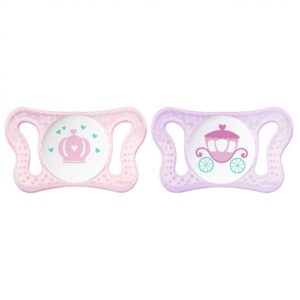 Physio Micro Silicone Soother 0-2m (Pink 2pcs)
