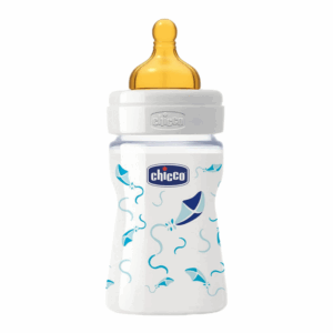 Well-Being Glass 150ml Bottle Latex (Blue)