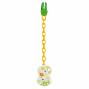 Soother Clip With Chain (Neutral)