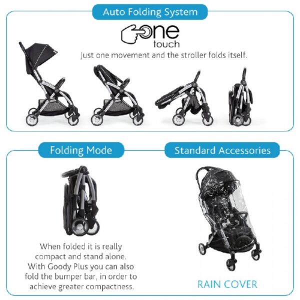 Goody XPlus (Dark Shadow)  + Soft Carry Cot - Image 4