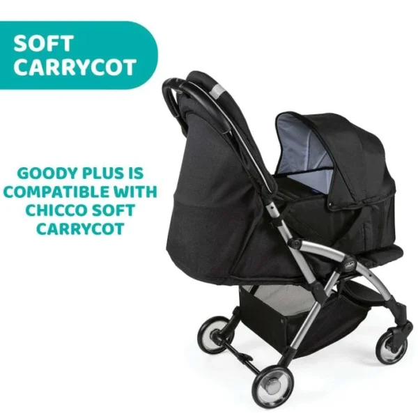 Goody XPlus (Dark Shadow)  + Soft Carry Cot - Image 2