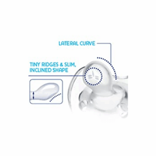 Mini Soft Silicone Soother 0-2m (Pink 2pcs) - Image 3