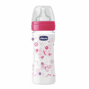 Well-Being PP 250ml Bottle Silicone (Pink)