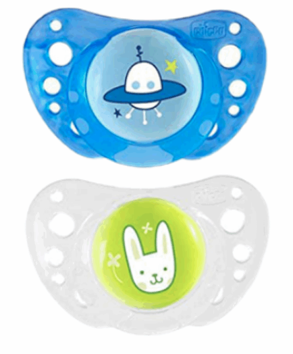 Physio Air 16-36m Silicone Soother (Blue 2pcs)
