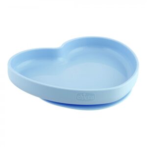 Silicon Heart Shaped Plate 9m+ (Teal)