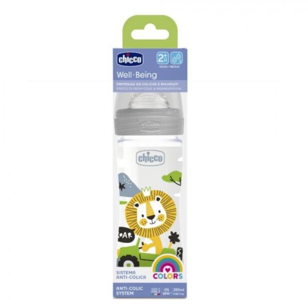 Well-Being PP Bottle Silicone 250ml 2m+ (Uni) - Image 2