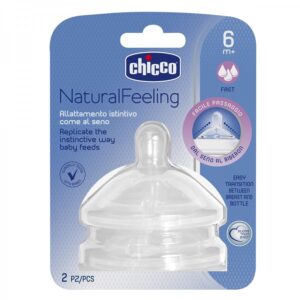 NaturalFeeling Silicone Teat 6m+ (Fast Flow 2pcs)