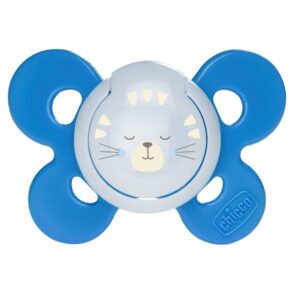 Physio Comfort Silicone Soother 16-36m (Blue Glowing)