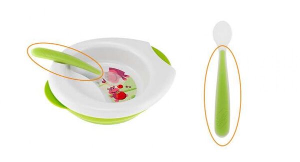 Soft Silicone Spoon 6m+ (Blue) - Image 2