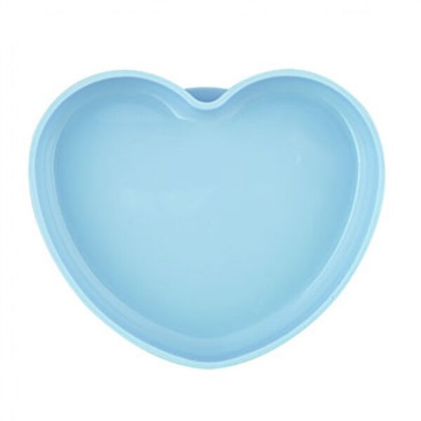Silicon Heart Shaped Plate 9m+ (Teal) - Image 3