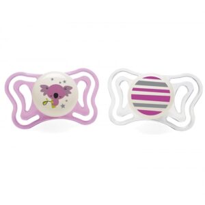 Physio Light 6-16m Glowing Silicone Soother (2pcs)