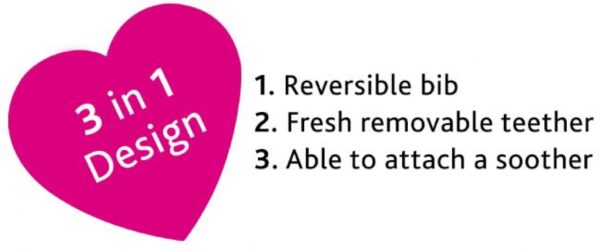 Fresh Bib Teether (Blue) - Image 2