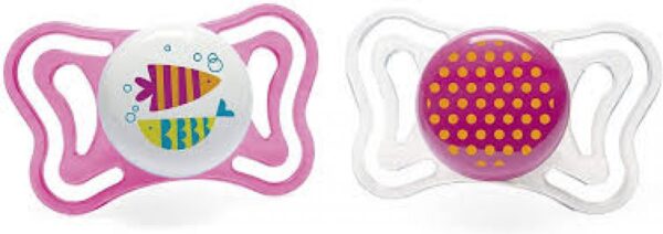 Physio Light 16-36m Silicone Soother (Pink 2pcs)
