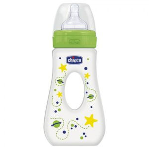 Well-Being Travel PP 240ml Bottle Silicone (Green)