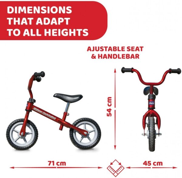 Red Bullet Balance Bike - Image 3