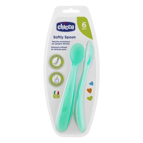 Soft Silicone Spoon 6m+ (Blue) - Image 5