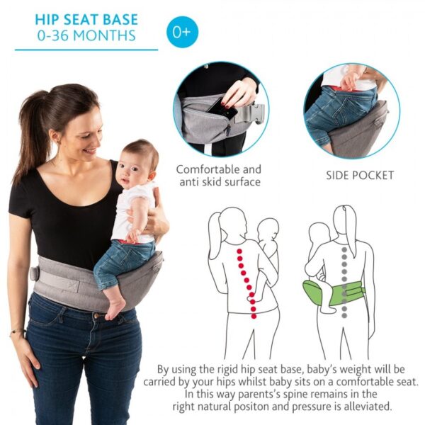 Hip Seat Carrier (Pirate Black) - Image 5