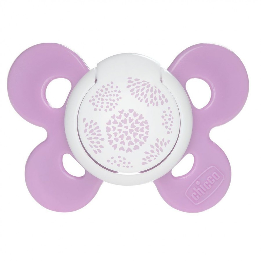 Physio Comfort Silicone Soother 6-16m  (Pink)