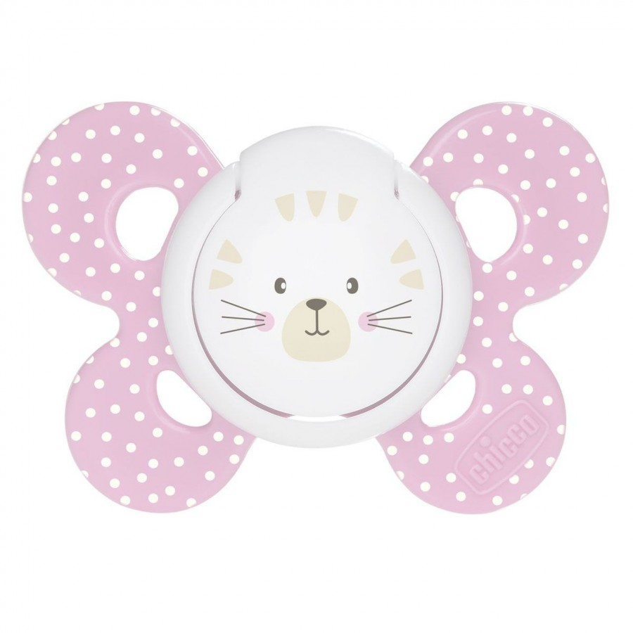 Physio Comfort Silicone Soother 6-16m  (Pink)
