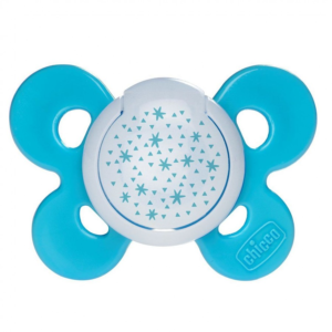Physio Comfort Silicone Soother 16-36m (Blue Glowing) - Image 2